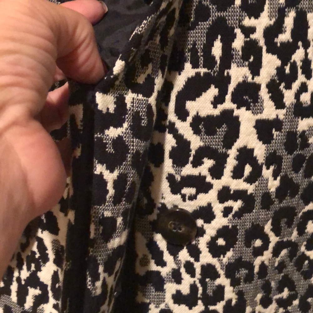 Leopard Print Oversized Coat - image 4